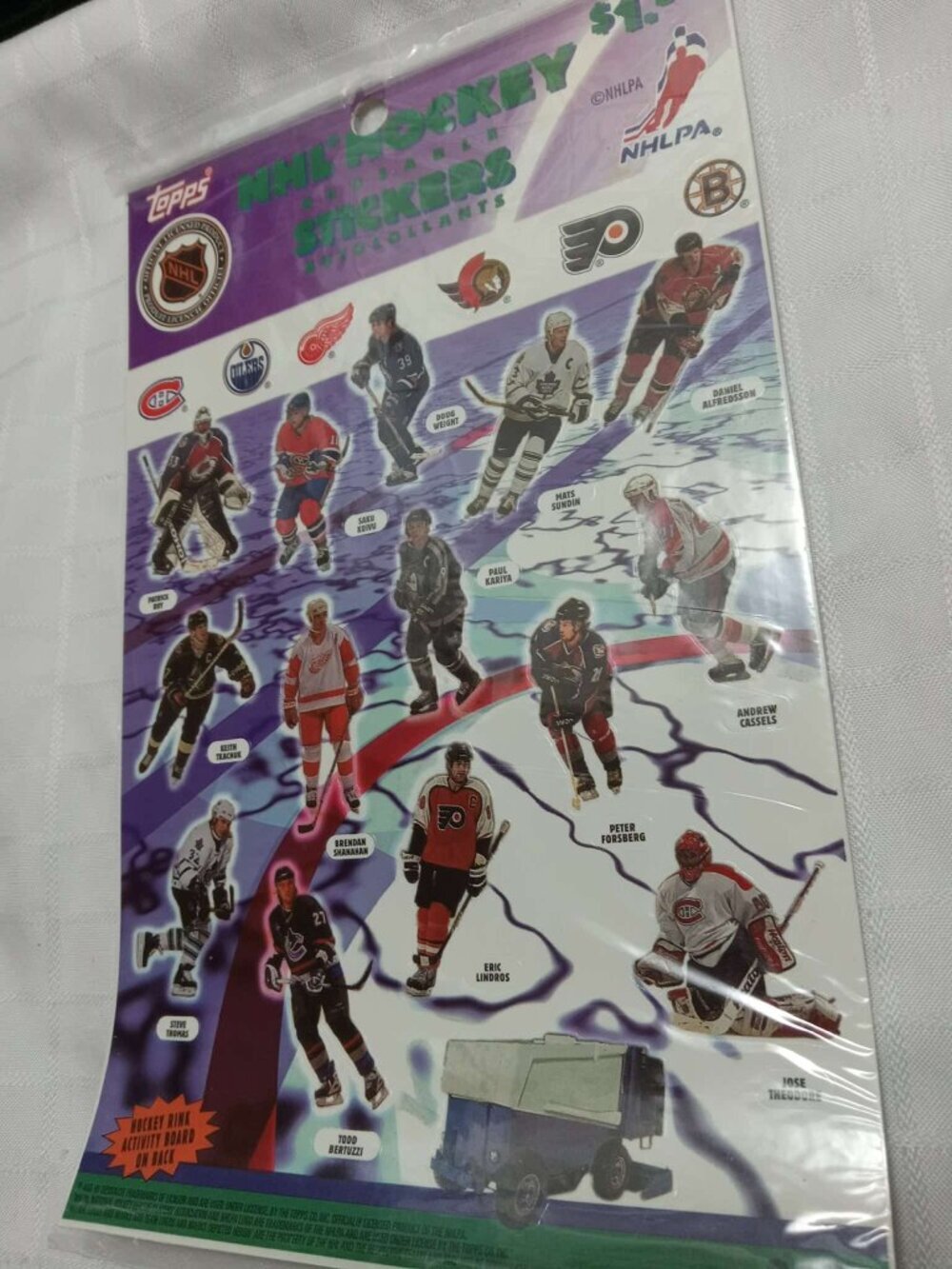 NHL vintage stickers brand new in the original plastic packaging